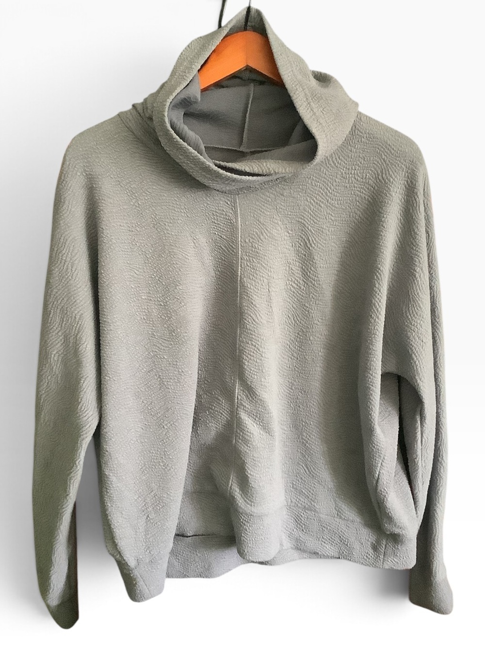 XL Periwinkle Cowl Neck Hoodie by Zyia Active